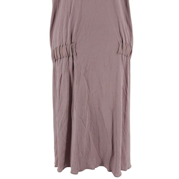 NWT ANNE VALERIE HASH Kelly Dress Parme Light Crepe Mauve Pink Couture MEDIUM - Picture 3 of 9